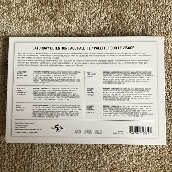 🎁THE BREAKFAST CLUB SATURDAY DETENTION FACE PALETTE VOL 1 - Picture 6 of 8